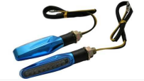 DIRECCIONAL LED MATSUMA COLOR AZUL 12V LUZ AMARILLA SEÑALERO