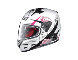 CASCO NOLAN N64 STYLET BCO/ROSA TALLA L