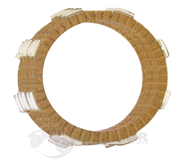 JGO PASTAS DE CLUTCH P/ PULSAR 200NS