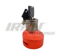 CANDADO ANTIRROBO PARA DISCO FRENO DE MOTOCICLETA IRON RACING IR-01 NARANJA