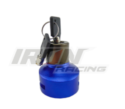 CANDADO ANTIRROBO PARA DISCO FRENO DE MOTOCICLETA IRON RACING IR-01 AZUL