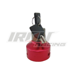 CANDADO ANTIRROBO PARA DISCO FRENO DE MOTOCICLETA IRON RACING IR-01 ROJO