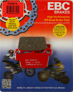 BALATA EBC FRENO DISCO FA367X P/ KX 250F KX 450F RM 250 YZ 250 YZ 450F ZAPATA