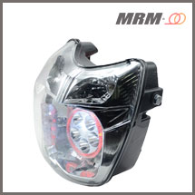 FARO DELANTERO ITALIKA FT150 GT LED CON AUX ROJO