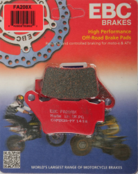 BALATA EBC FRENO DISCO FA208X (FA213)P/ BMW F650 f650gs ZAPATA