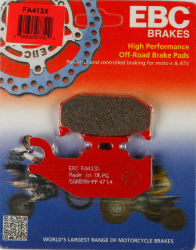 BALATA EBC FRENO DISCO FA413X Suzuki LT-A 400 / 700 King Quad 08-09 (izq. del.) LT-A 450 XCK7/XCK8 07-09 (izq.
del.) ZAPATA