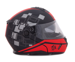 CASCO URBAN COLOR ROJO TALLA L SAYTO ABATIBLE