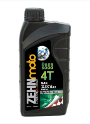 ACEITE ZEHNMOTO 4 TIEMPOS 10W40 1LT UBER 5000 SEMI SINTETICO