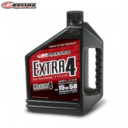 ACEITE MAXIMA EXTRA-4 15W50 4 TIEMPOS 100% SINTETICO 1LT