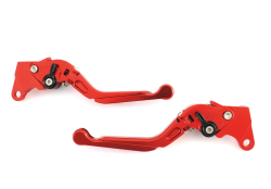 JGO MANIJA RETRACTIL P/ FT 125 COLOR ROJO MANIVELA PALANCA