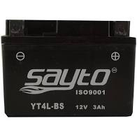 BATERIA SAYTO GEL YTX4L-BS (YT4L-BS) PILA