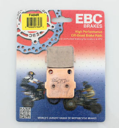 BALATA EBC FRENO DISCO FA84R P/ ATC 200X TRX 250EX TRX 300EX (93-07) TRX 400EX YFS 200 YFM 350 YZ 80 YFM600 ZAPATA