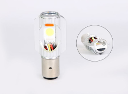 FOCO PARKER LED BA20D LUZ BLANCA 95V 18W CUERPO PLATA