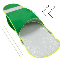 TECHO TOLDO CUBRE SOL PARA MOTO COLOR VERDE