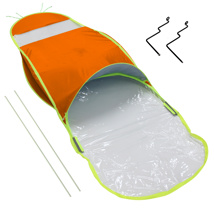 TECHO TOLDO CUBRE SOL PARA MOTO COLOR NARANJA
