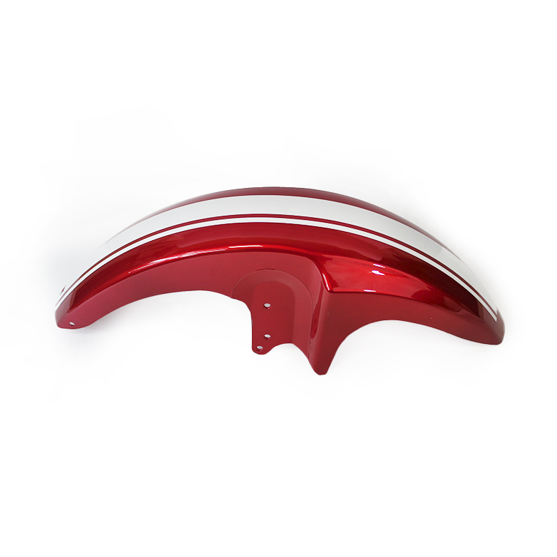 SALPICADERA DELANTERA P/ FT 125TS COLOR ROJO/BLANCO