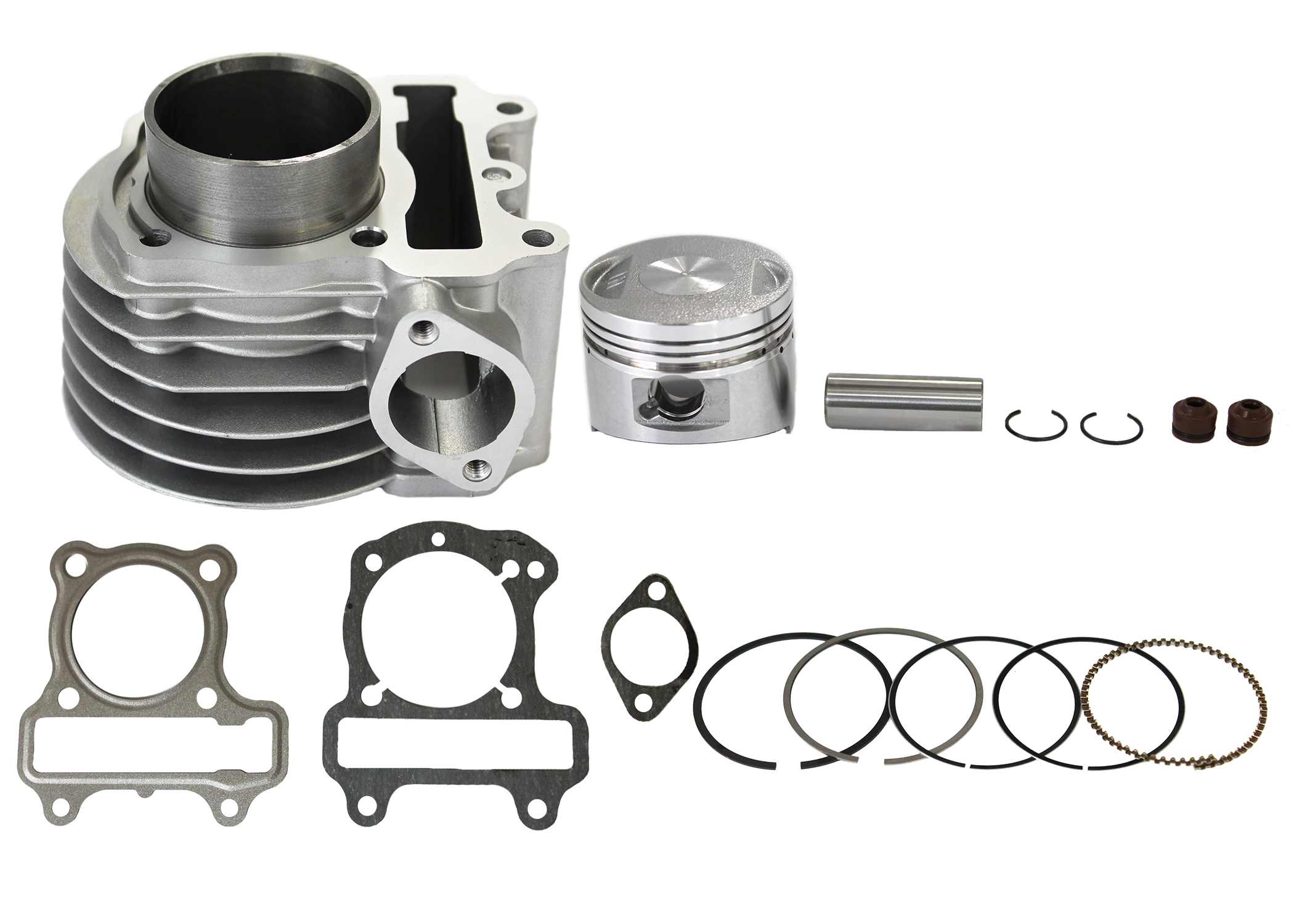 KIT CILINDRO COMPLETO P/ ACTIVA 100 BEAT CAMISA