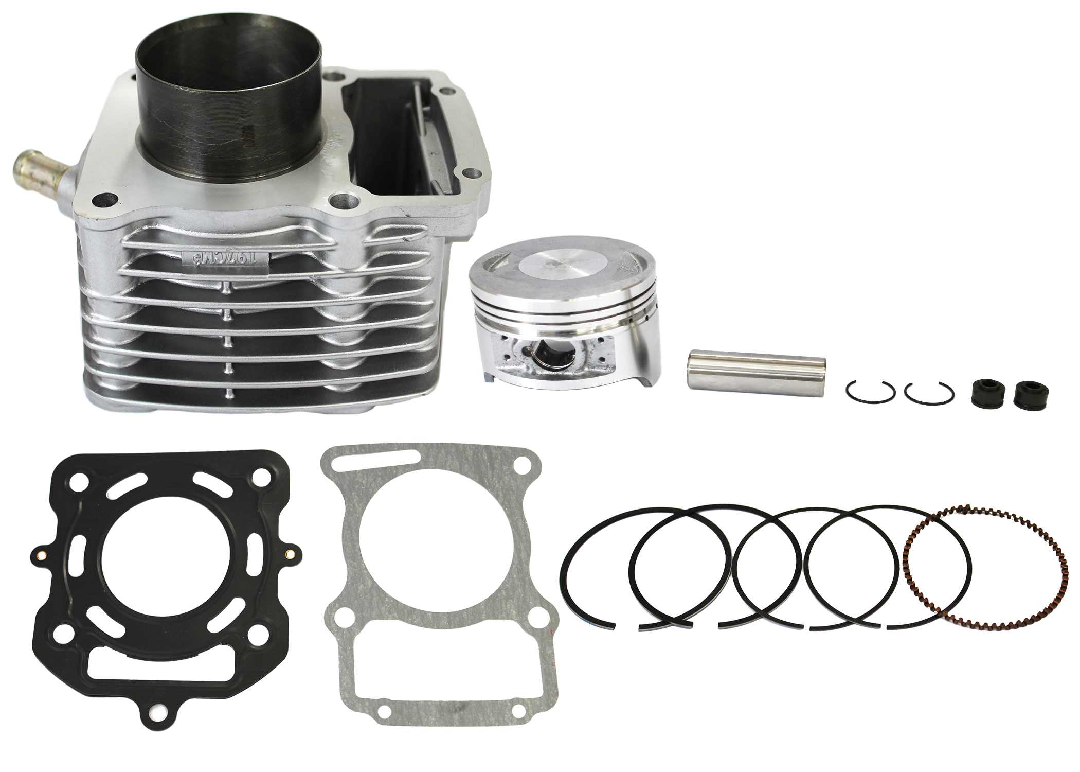 KIT CILINDRO COMPLETO P/ MOTO CARRO 200 (ENFRIADO POR AGUA) CAMISA