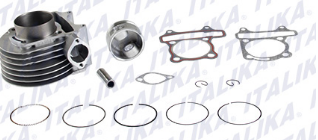 KIT CILINDRO COMPLETO P/ DS 150 WS 150 CAMISA