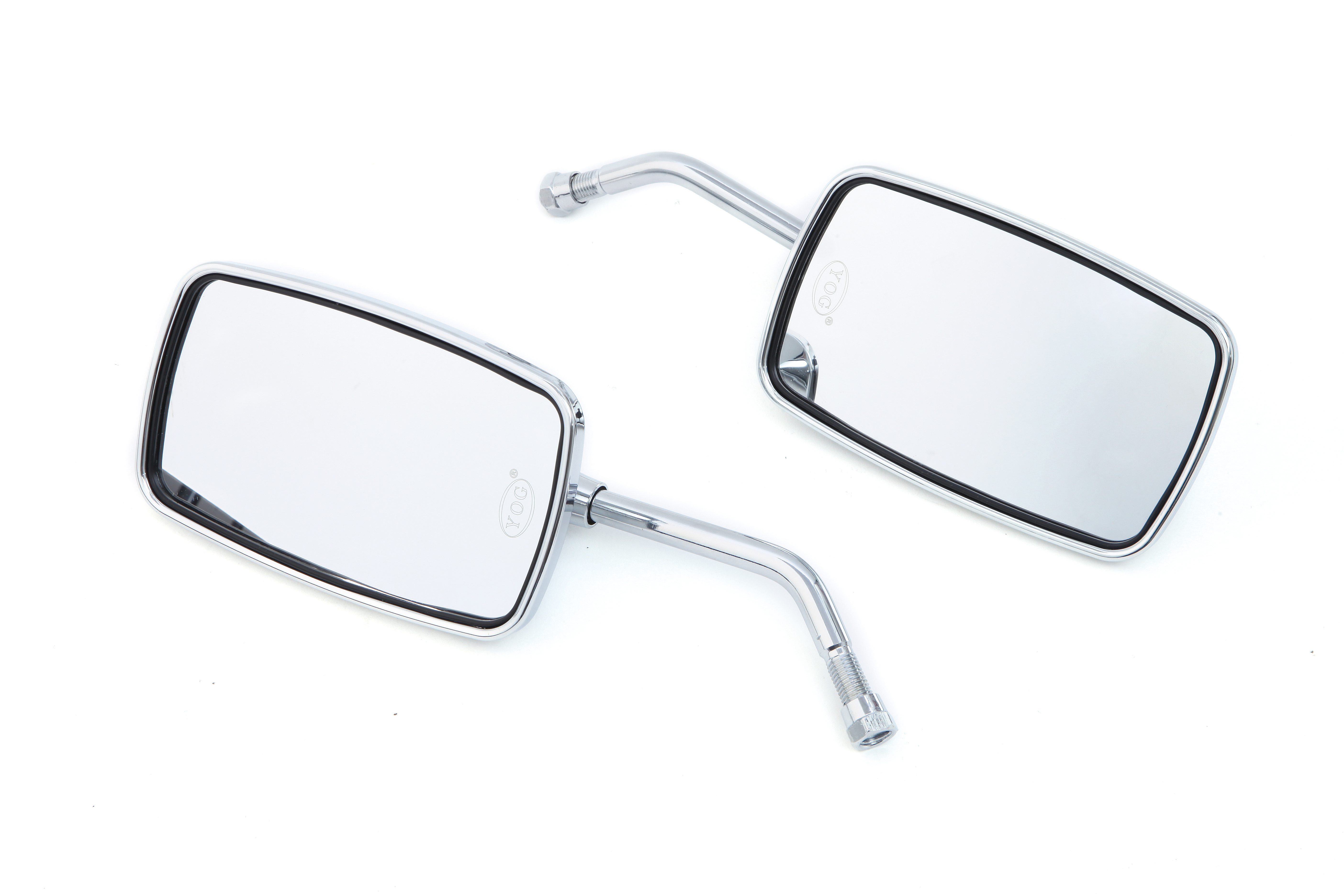 ESPEJOS CHOPPER CROMADO CUADRADO RETROVISOR