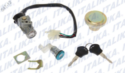 SWITCH ENCENDIDO XT 110 (INCLUYE CERRADURAS Y TAPON GASOLINA) CHAPA