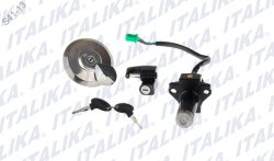SWITCH ENCENDIDO P/ DM 200 (INCLUYE CERRADURAS Y TAPON GASOLINA) CHAPA