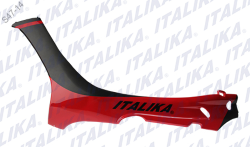 CUBIERTA IZQUIERDA ROJO/NEGRO CS 125 PRODUCTO EN REMATE TAPA