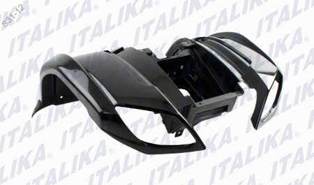 SALPICADERA DELANTERA ATV 150SPORT COLOR NEGRO CUATRIMOTO