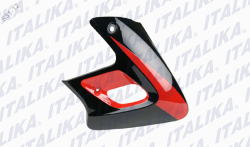 CUBIERTA DER TANQUE NEGRO/ROJO RT 180 TAPA