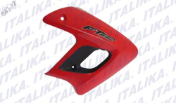 CUBIERTA DERECHA DE TANQUE FT 180 COLOR ROJO/NEGRO TAPA