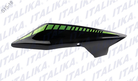 CUBIERTA COLA IZQ. NEGRO VERDE TAPA