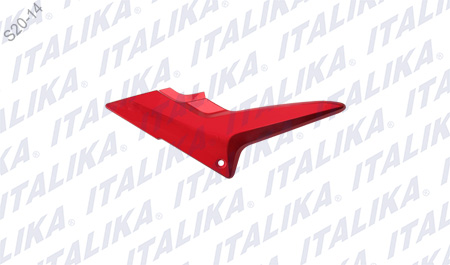 CUBIERTA LATERAL IZQUIERA RT 200 COLOR ROJO TAPA