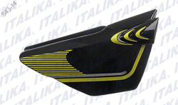CUBIERTA DERECHA FT 150S COLOR NGO/AMARILLO TAPA