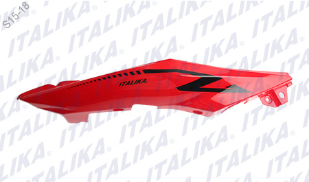 CUBIERTA DE COLA DERECHA 125Z COLOR ROJO TAPA