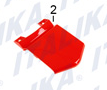 CUBIERTA CALAVERA STOP P/ 125Z COLOR ROJO TAPA