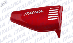 CUBIERTA LATERAL DERECHA FT 125 ROJA NUEVA DT 150 BASIC TAPA