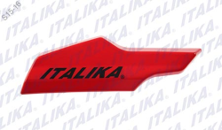 CUBIERTA DECORATIVA DERECHA DT 200 SPORT COLOR ROJO TAPA