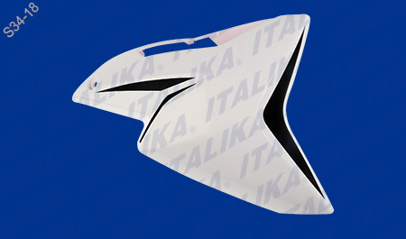 CUBIERTA DE TANQUE DERECHA P/ 125FL COLOR BLANCO TAPA