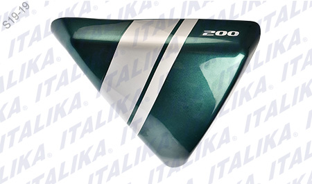 CUBIERTA LATERAL SPITFIRE 200 COLOR NEGRO/VERDE TAPA