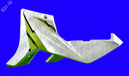 CUBIERTA DELANTERA DERECHA XT 110RT COLOR BLANCO TAPA