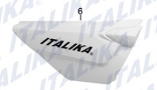 CUBIERTA DERECHA DT 150 COLOR BLANCO TAPA