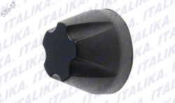 TAPON DECORATIVO DE RIN ATV 250 COLOR NEGRO CUATRIMOTO