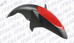 SALPICADERA DELANTERA NEGRO/ROJO ATSPOT