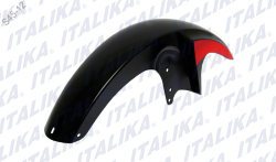 SALPICADERA DELANTERA FT125 SPORT COLOR NEGRO/ROJO