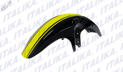 SALPICADERA DELANTERA FT 150S COLOR NEGRO/AMARILLO