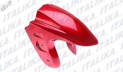SALPICADERA DELANTERA GS 150 LED ELITE COLOR ROJO METALICO