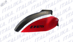 SALPICADERA DELANTERA D 125 COLOR NGO/ROJO