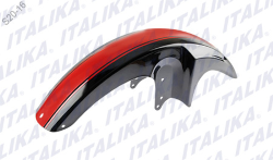 SALPICADERA DELANTERA DT 150 CLASICA COLOR NGO/ROJO