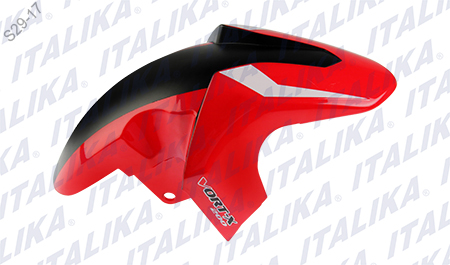 SALPICADERA DELANTERA VORTX 200 COLOR ROJO