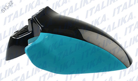 SALPICADERA DELANTERA D125 COLOR NEGRO/AZUL
